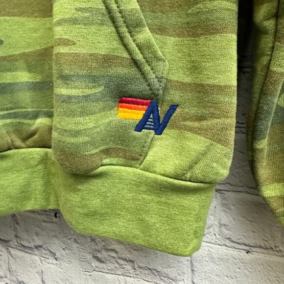 Aviator Nation Camo Texas Longhorns Relaxed Pullover Hoodie Size Medium Unisex - Picture 3 of 6